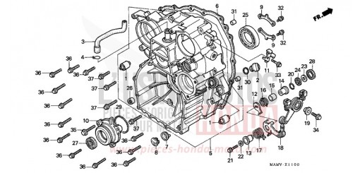 CARTER ARRIERE GL1500SEX de 1999
